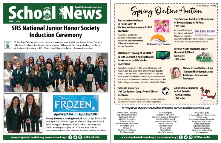 School News: April 3, 2022