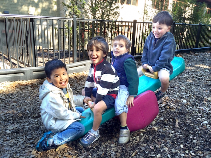 Boys on playground